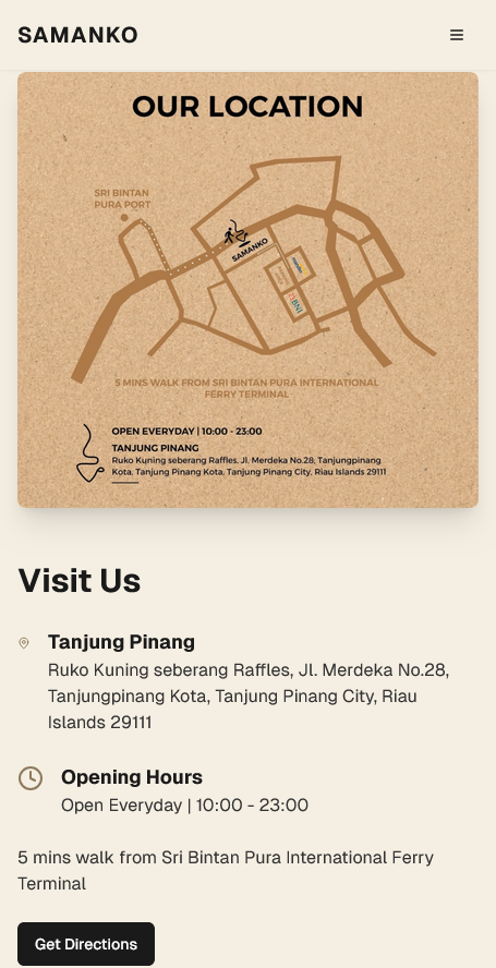 Samanko | Coffee Shop Landing Page screenshot 5